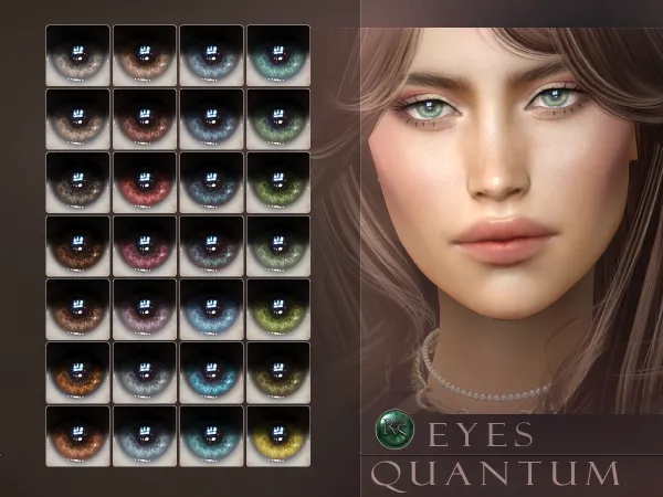 Alpha Quantum Eyes - The Sims 4 custom content