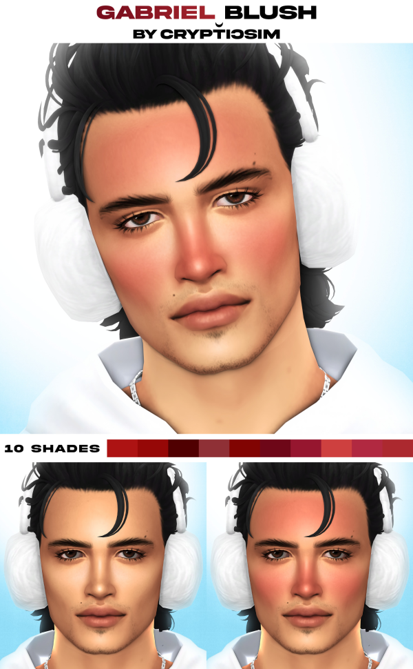 Maxis Match gabriel blush by simsfinds - The Sims 4 Custom Content
