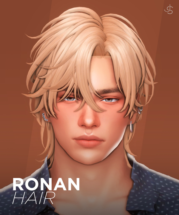 Maxis Match Ronan Hair by simsfinds - The Sims 4 Custom Content
