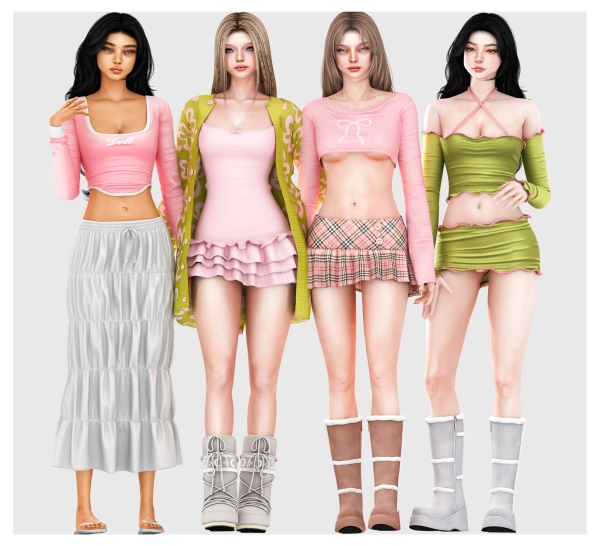 Alpha Sugar Bloom Collection by unknown66irl - The Sims 4 Custom Content