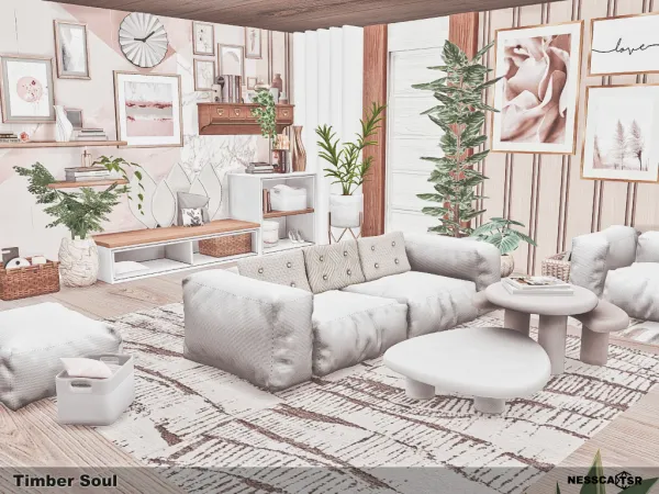 Mix Timber Soul by nesscasims - The Sims 4 Custom Content