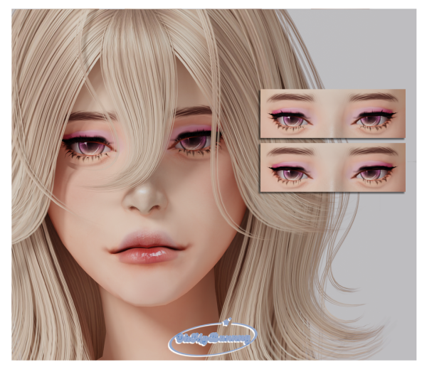 Alpha Akino 3DEyelash by ohmybunnny2 - The Sims 4 Custom Content