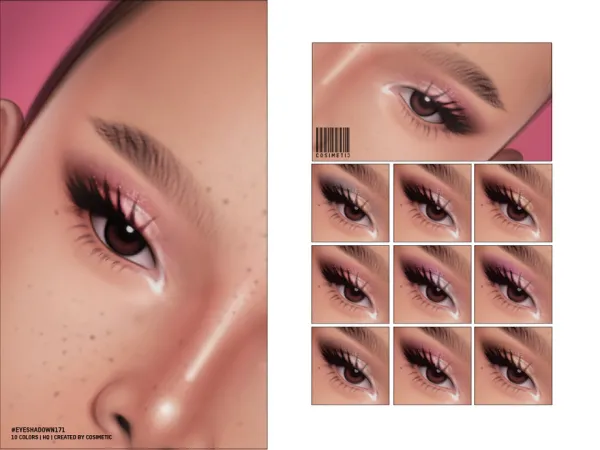Mix Glitter Eyeshadow by thesimsresource - The Sims 4 Custom Content