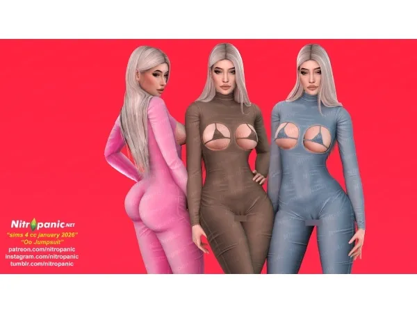 Alpha Nitropanic_Oo Jumpsuit by nitropanic - The Sims 4 Custom Content