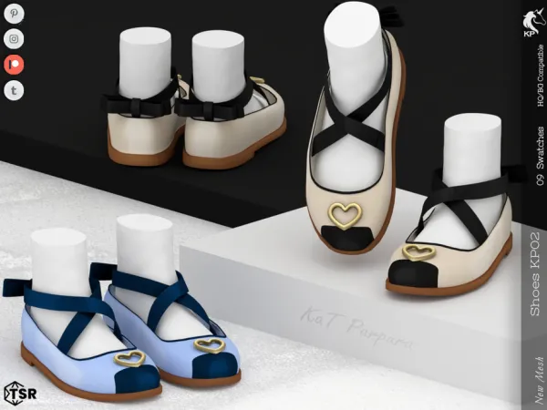 Alpha Shoes KP02 Child by KaTPurpura - The Sims 4 Custom Content