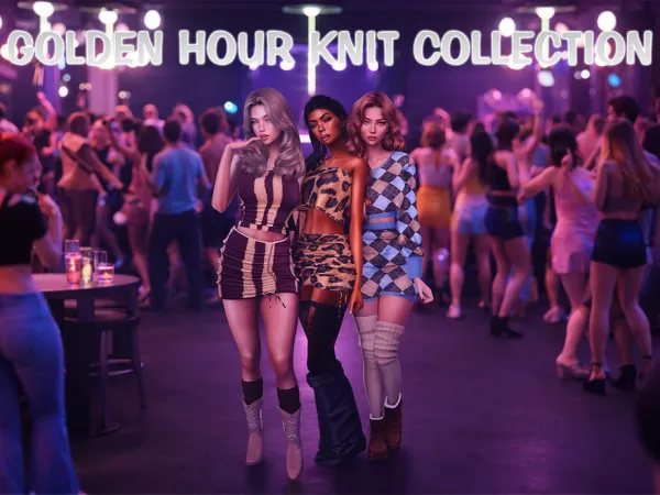 Alpha Daph's GOLDEN HOUR KNIT COLLECTION by daphsmods - The Sims 4 Custom Content