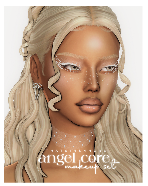 Maxis Match angel core makeup set by simsfinds - The Sims 4 Custom Content