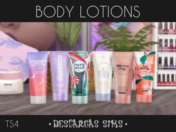Alpha Body Lotions by descargassims - The Sims 4 Custom Content
