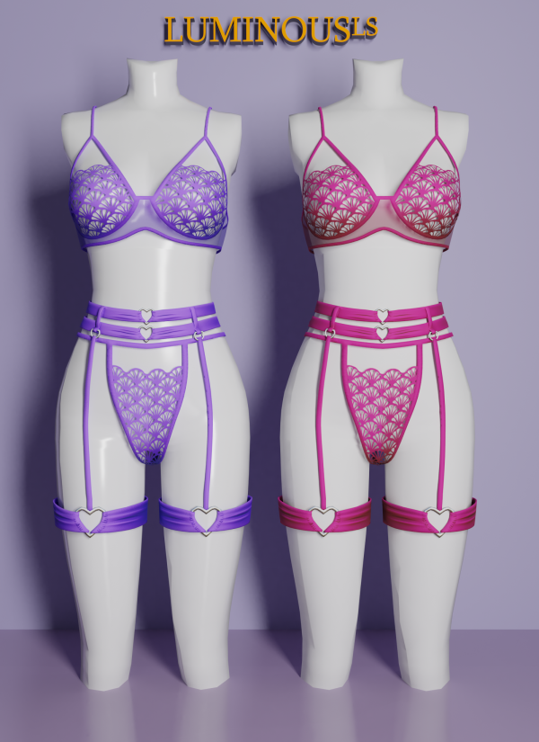 Alpha LS Chelsea Lingerie Set by mayoret - The Sims 4 Custom Content
