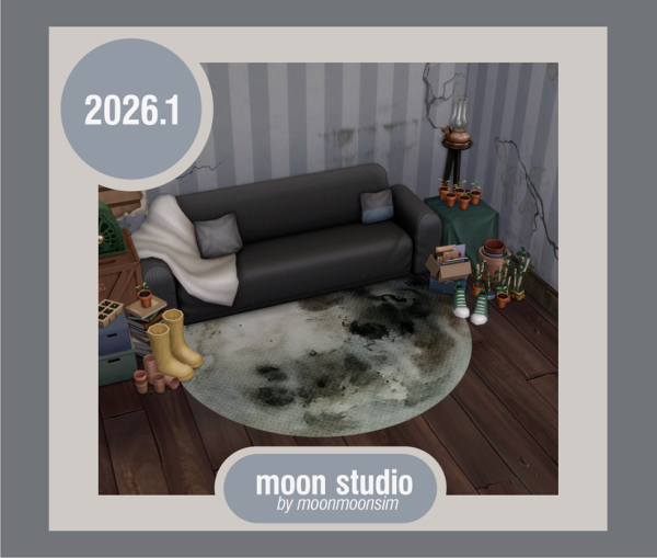 Mix round rug 20261 by moonmoonsim - The Sims 4 Custom Content