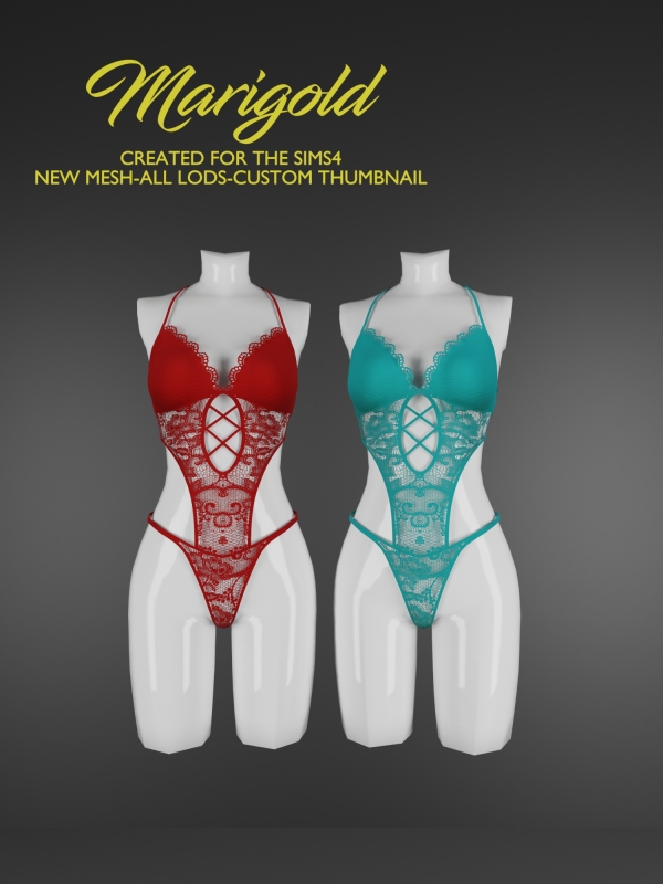 Alpha MARIGOLD TS4_GINA by marigoldsims - The Sims 4 Custom Content