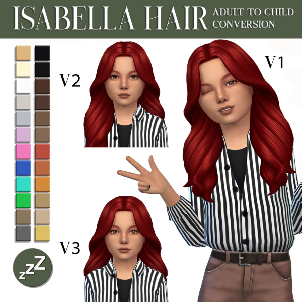 Maxis Match OAKIYO HAIR CONVERSIONS by simsfinds - The Sims 4 custom content