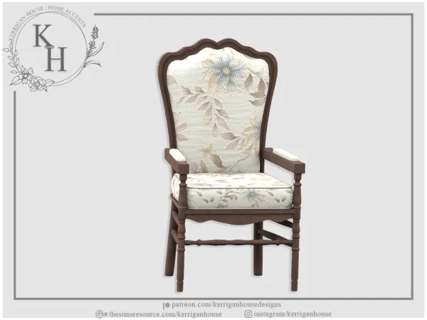 Alpha [khd] autumnfell chair by kerriganhouse - The Sims 4 Custom Content