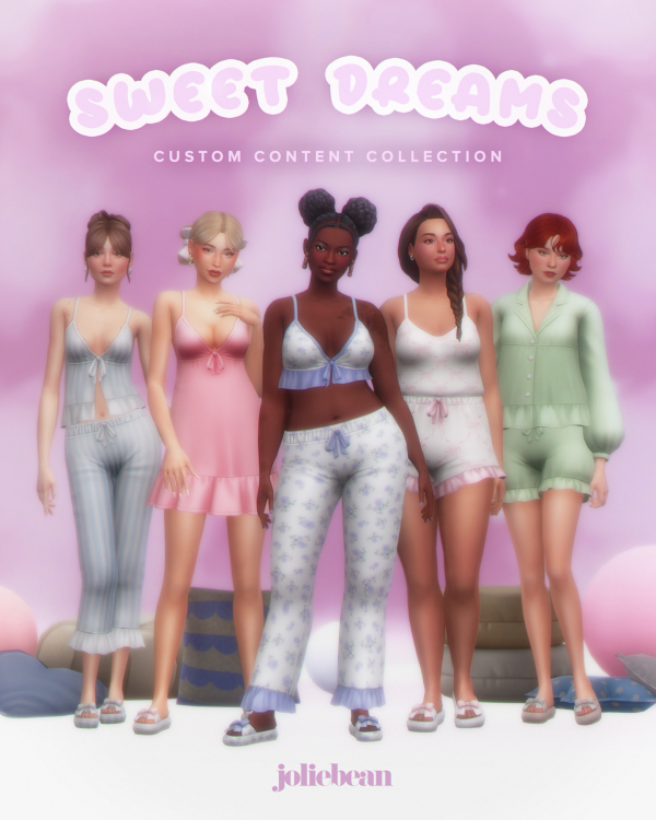 Maxis Match Sweet Dreams Set by simsfinds - The Sims 4 Custom Content