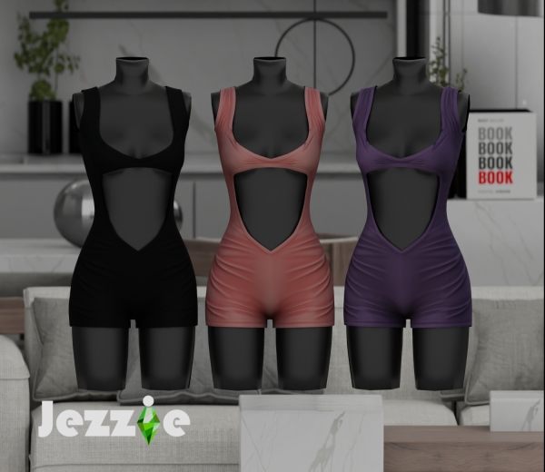 Alpha JEZZIETS4 Olivia Bodysuit by jezziets4 - The Sims 4 Custom Content