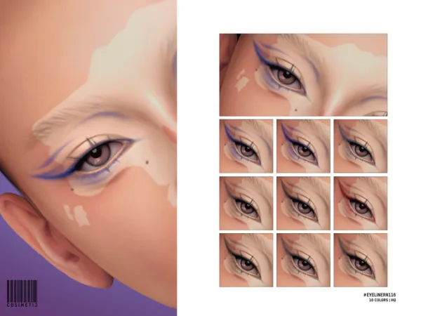 Maxis Match Eyeliner by thesimsresource - The Sims 4 Custom Content