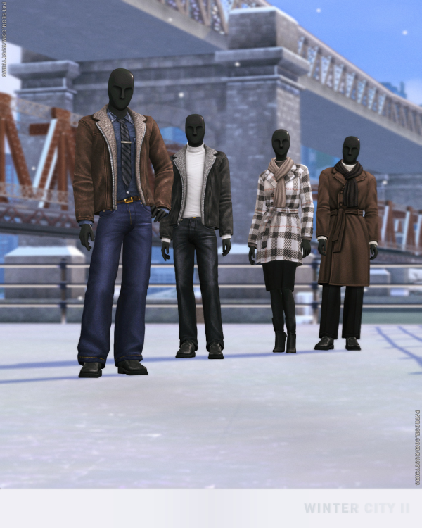 Maxis Match WINTER CITY II by simsfinds - The Sims 4 Custom Content