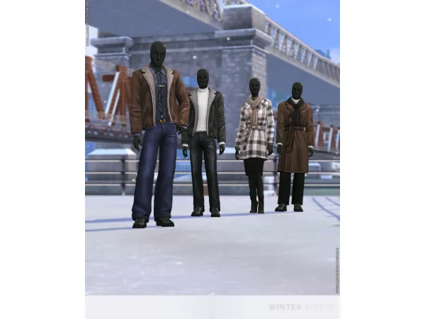 Maxis Match WINTER CITY II by WINTER CITY II - The Sims 4 Custom Content