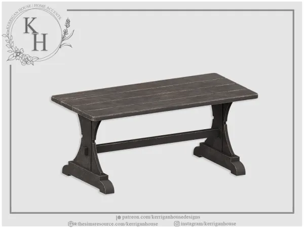 Alpha [khd] autumnfell table - The Sims 4 custom content