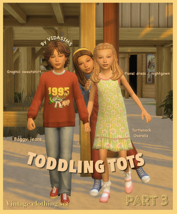 Maxis Match Toddling Tots Part 3 by simsfinds - The Sims 4 Custom Content