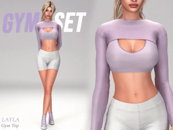 tsr - Core Dynamics Set - Female Long-sleeve top with sports bra