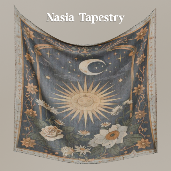 Alpha Nasia Tapestry by simsfinds - The Sims 4 Custom Content