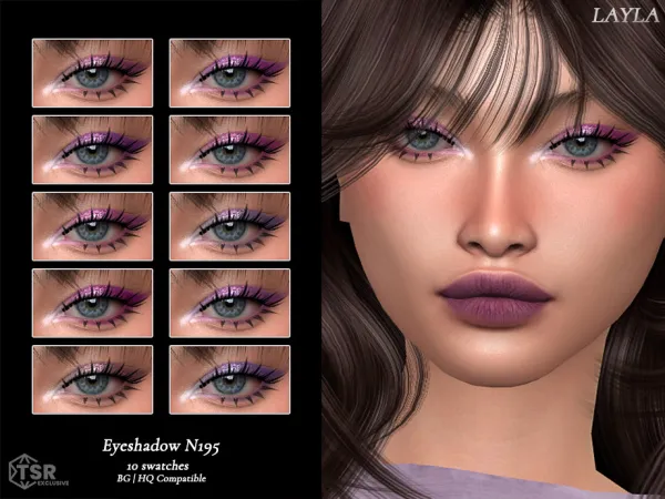 Alpha tsr Eyeshadow N195 - The Sims 4 Custom Content