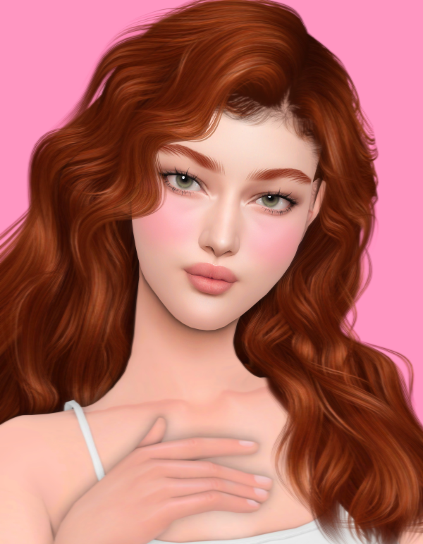 Alpha New eyebrows and lenses by simsfinds - The Sims 4 Custom Content