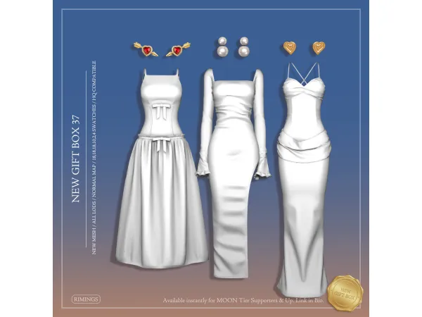 Alpha [2026.02] NEW GIFT BOX 37 by RIMINGs - The Sims 4 custom content