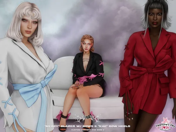 Alpha Klubb Mercy Kae Set by thesimsresource - The Sims 4 Custom Content