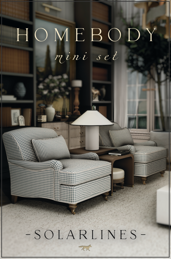 Alpha HOMEBODY mini set by simsfinds - The Sims 4 Custom Content