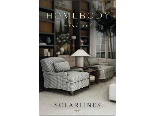 Alpha HOMEBODY mini set by Solarlines - The Sims 4 custom content