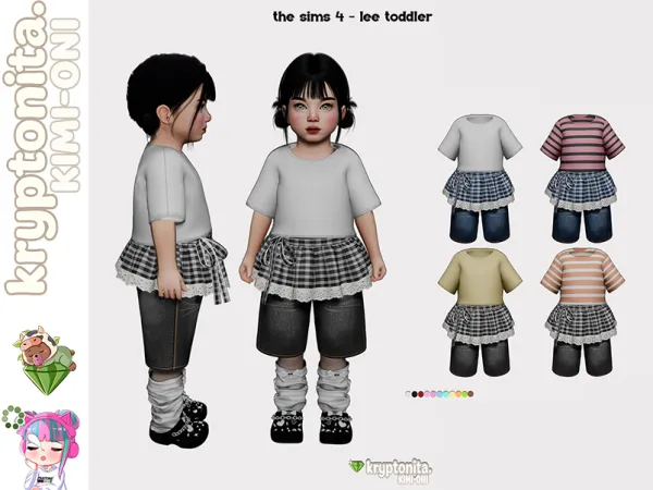 Maxis Match lee toddler - The Sims 4 custom content