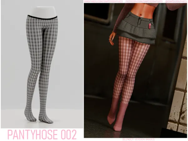 Mix Pantyhose 002 (All Ages) - The Sims 4 Custom Content