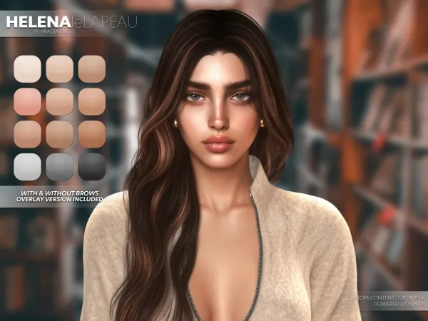 Alpha leLAPEAU Helena Skin by bergdorfsims - The Sims 4 Custom Content