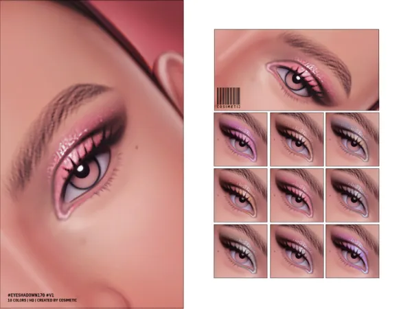 Maxis Match Eyeshadow by cosimetic - The Sims 4 Custom Content