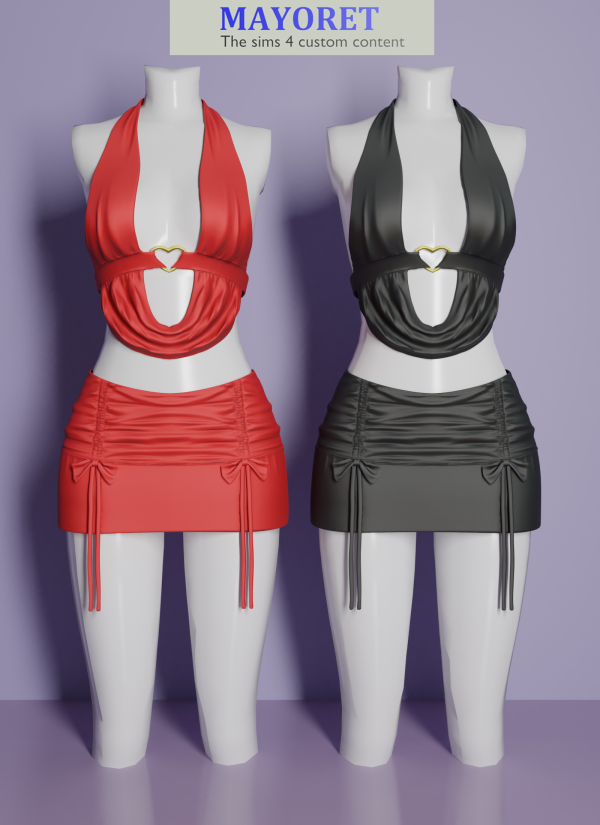 Alpha LS Selena Set by mayoret - The Sims 4 Custom Content