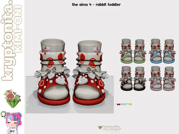 Maxis Match rabbit toddler by kryptonita - The Sims 4 Custom Content