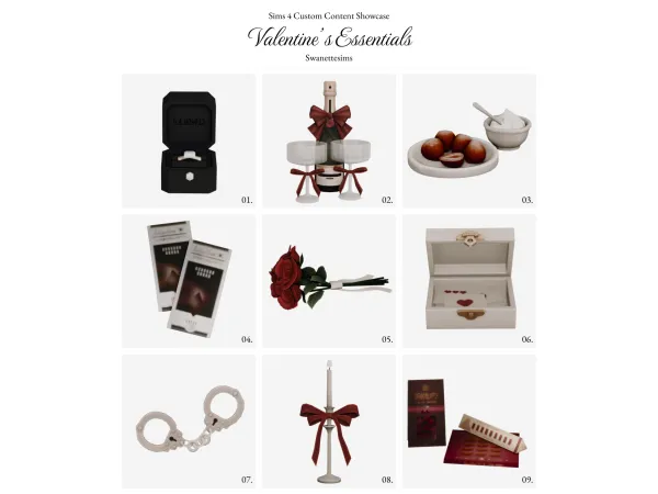 Maxis Match Valentineu2019s Essentials by swanettesims - The Sims 4 Custom Content