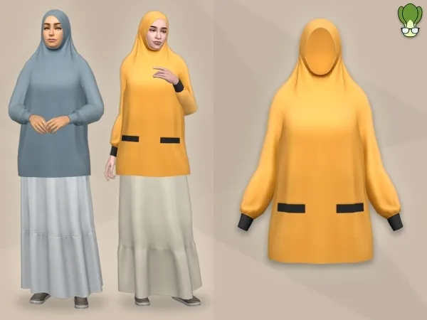 Modest Wear - Sleeve Hijab