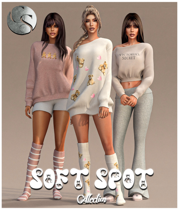 Alpha CAMUFLAJE Soft Spot Collection by simsfinds - The Sims 4 Custom Content