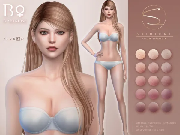 Alpha S CLUB_0226_female skintones Club by thesimsresource - The Sims 4 Custom Content