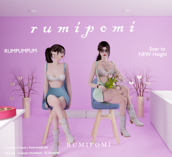 Alpha Rumpumpum_Andomeda Set by rumi_pomi - The Sims 4 Custom Content