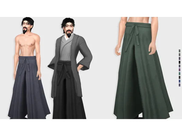 Alpha Rising Sun Men's Pants by Lynxsimz - The Sims 4 Custom Content