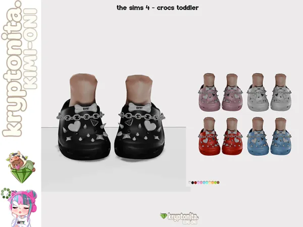 Maxis Match crocs toddler by kryptonita - The Sims 4 Custom Content