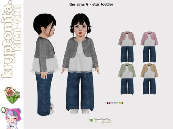 Maxis Match star todller - The Sims 4 Custom Content