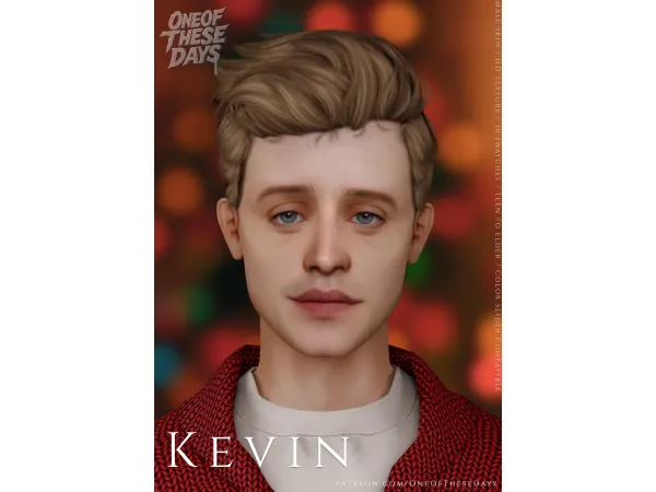 Alpha Kevin (Macaulay Culkin) SKIN tray files - The Sims 4 Custom Content