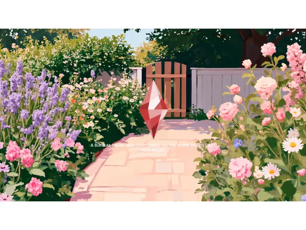 Mix Grandmacore Loading Screen #3 by xAquaTofanax - The Sims 4 custom content