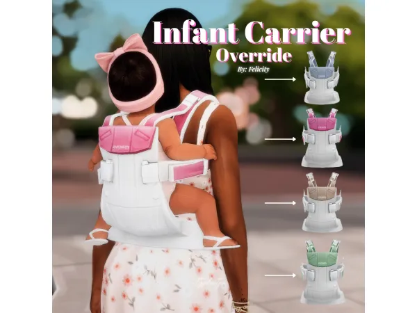 Infant Back Carrier Override u2014 By Felicity