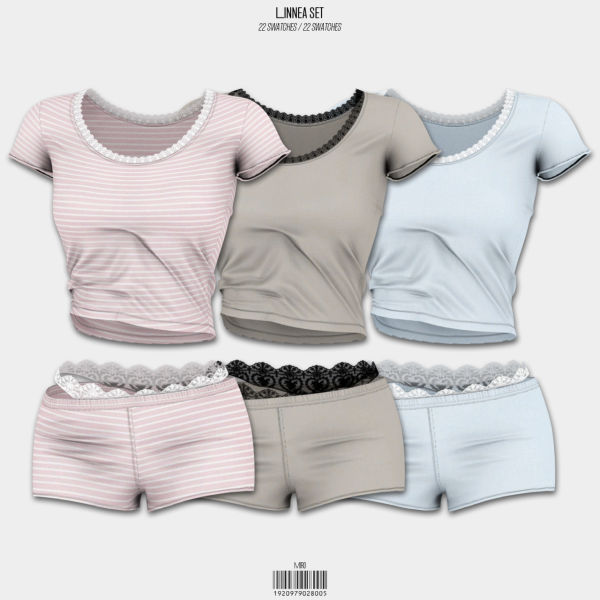 Alpha Linnea Set by simsfinds - The Sims 4 custom content